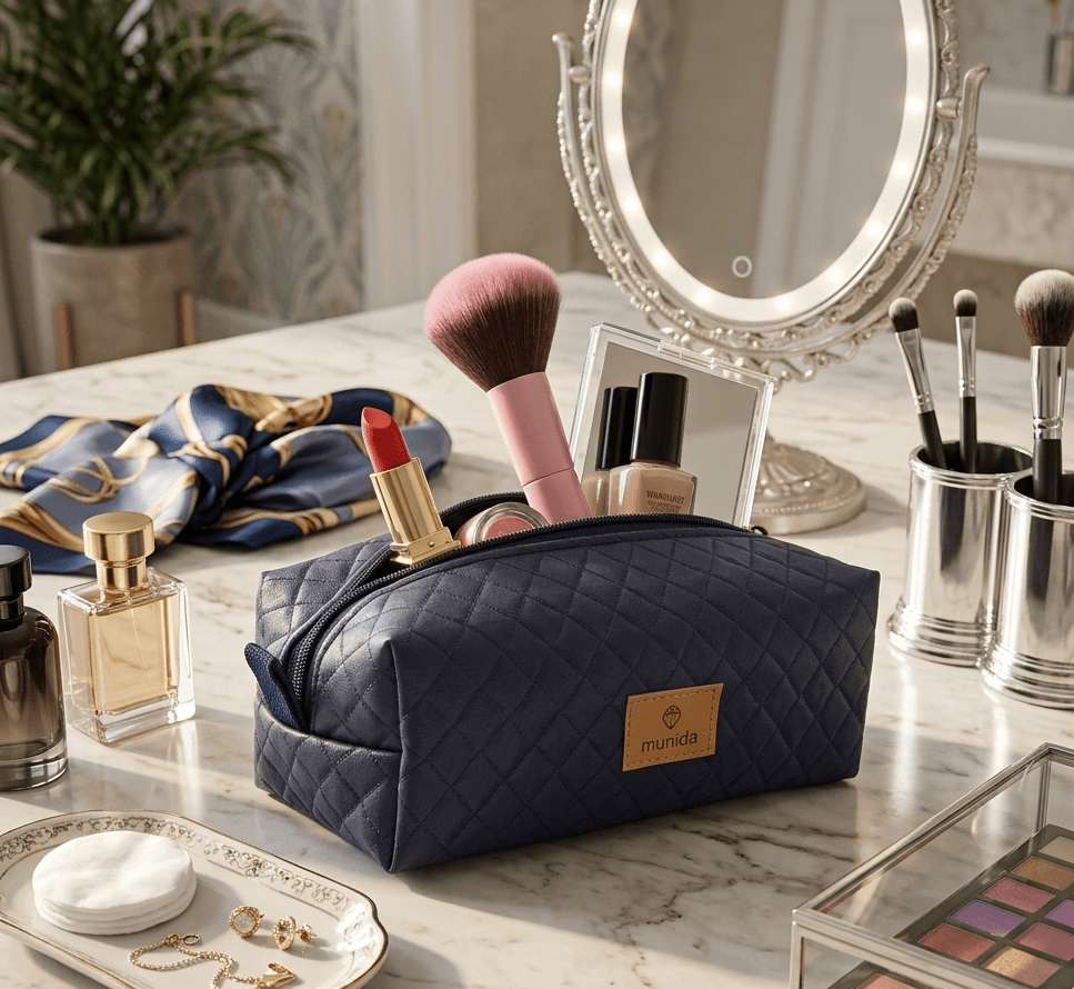 Nécessaire Matelassê Azul