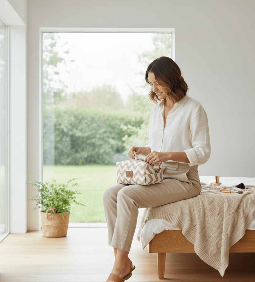 Necessaire Chevron Feminina