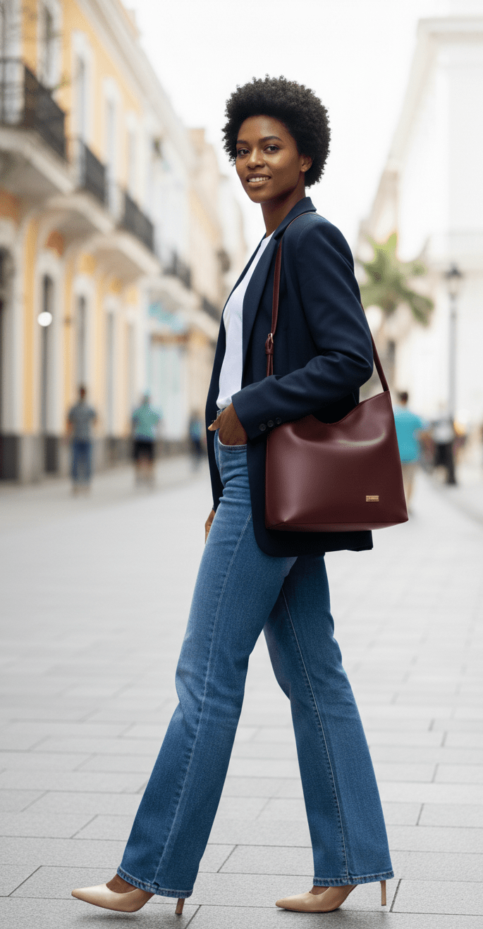 Bolsa Ibiza em Couro Marsala