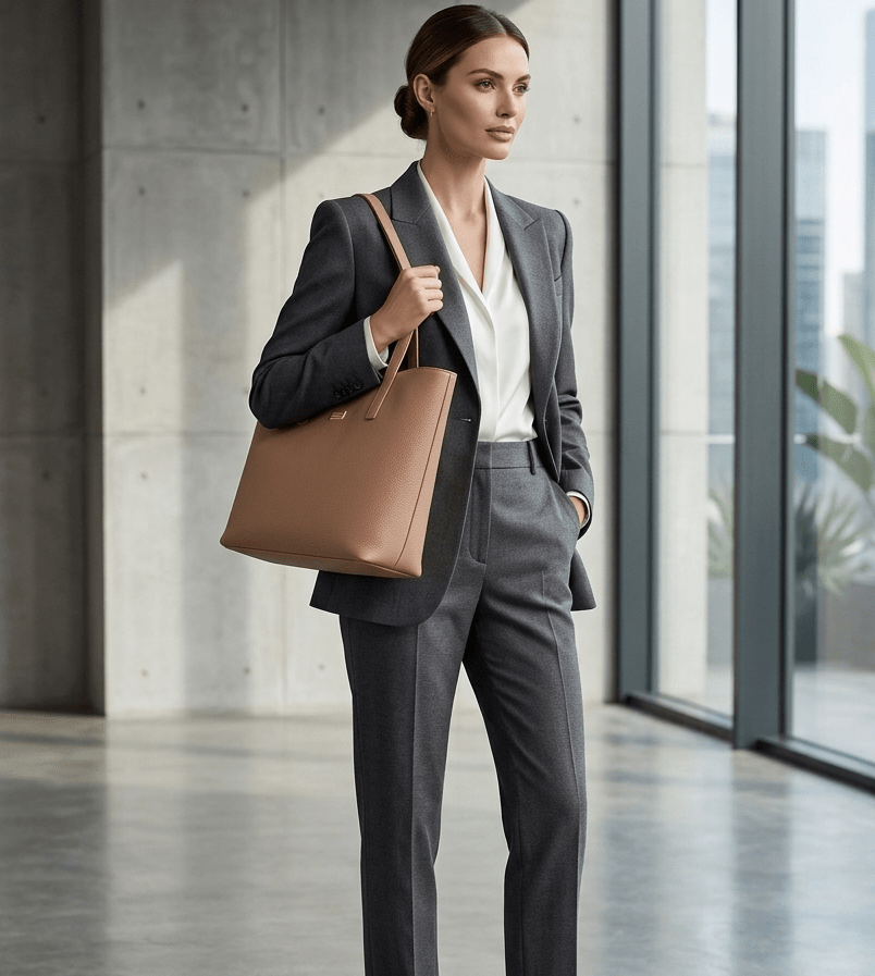 Bolsa Mônaco em Couro Nude