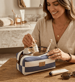 Necessaire Listra Azul