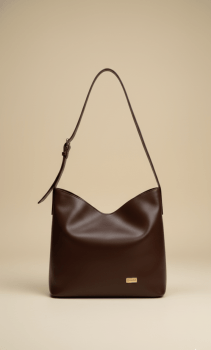 Bolsa Ibiza em Couro Marrom Bolsa Ibiza em Couro Marrom