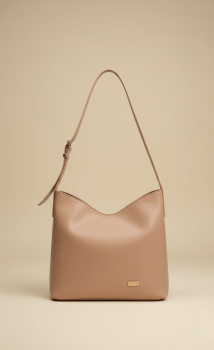 Bolsa Ibiza em Couro Nude