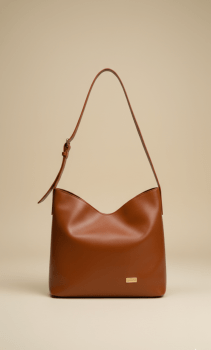 Bolsa Ibiza em Couro Caramelo