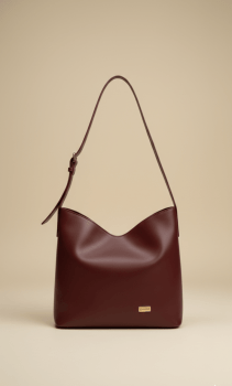 Bolsa Ibiza em Couro Marsala Bolsa Ibiza em Couro Marsala