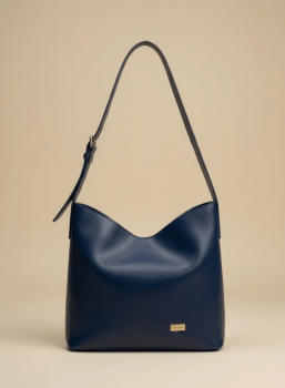 Bolsa Ibiza em Couro Azul Marinho Bolsa Ibiza em Couro Azul Marinho