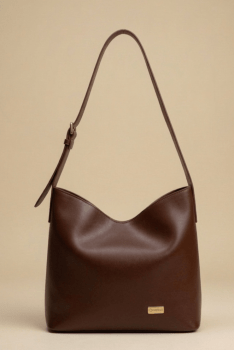 Bolsa Ibiza em Couro Marrom Bolsa Ibiza em Couro Marrom