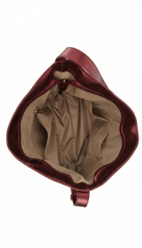 Bolsa Ibiza em Couro Marsala