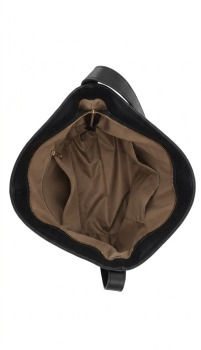 Bolsa Ibiza em Couro Preta