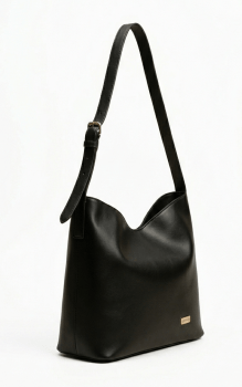 Bolsa Ibiza em Couro Preta