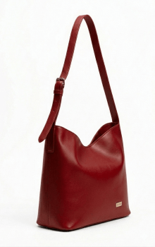 Bolsa Ibiza em Couro Vermelha