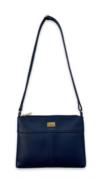 Bolsa Lateral Feminina Em Couro Legítimo