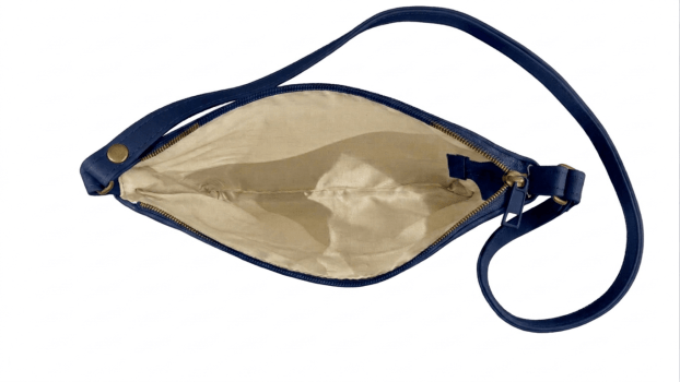 Bolsa Lateral Feminina Em Couro Legítimo
