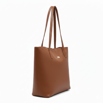 Bolsa Mônaco em Couro Marrom