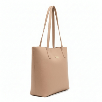 Bolsa Mônaco em Couro Nude