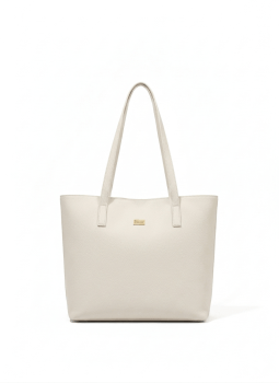 Bolsa Mônaco em Couro Off White