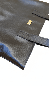 Bolsa Mônaco em Couro Preta