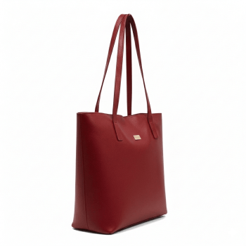 Bolsa Mônaco em Couro Vermelha