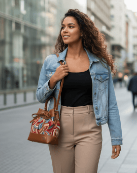 Bolsa Saco Cacau Milão Bolsa Saco Cacau Milão