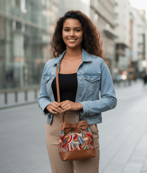 Bolsa Saco Cacau Milão