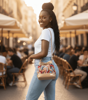 Bolsa Saco Creme Milão