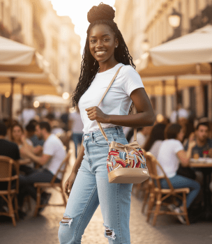 Bolsa Saco Creme Milão