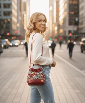 Bolsa Saco Vermelha Milão