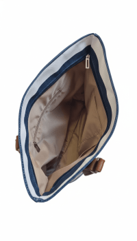 Bolsa Sacola Listra Azul