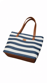 Bolsa Sacola Listra Azul