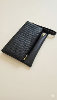 Bolsa Transversal Clutch Trice Preta