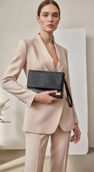 Bolsa Transversal Clutch Trice Preta