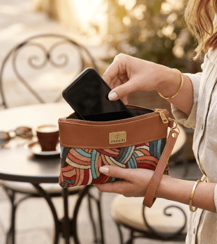 Kit Bolsa Saco 2 Peças Cacau Milão