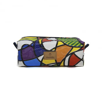 Kit Bolsa Sacola 3 Peças Romero Brito 