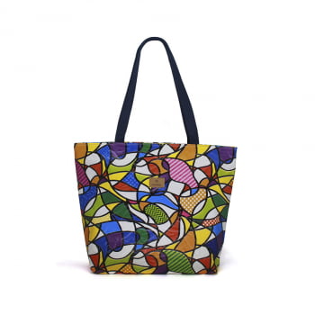 Kit Bolsa Sacola 3 Peças Romero Brito 