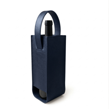 Porta Vinho em Couro Legitimo
